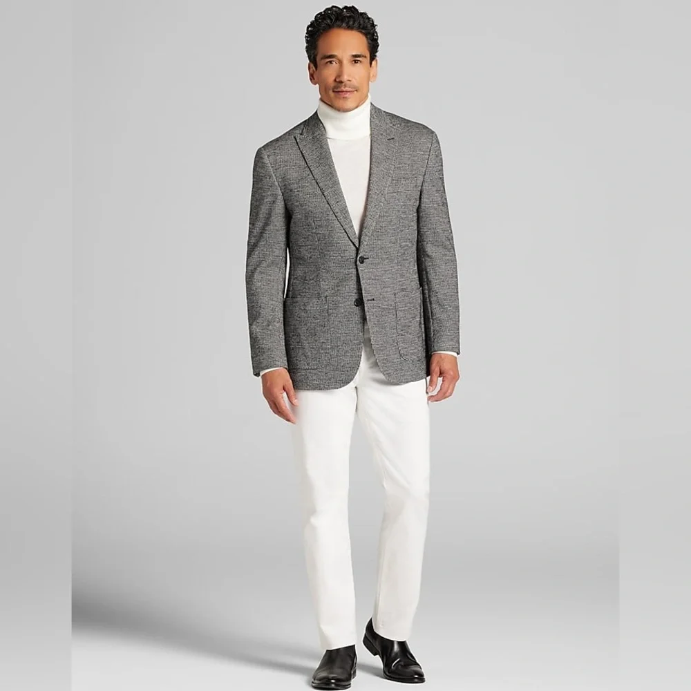 NWOT Joseph Abboud Modern Fit Houndstooth Sport Coat Men’s 44 Short